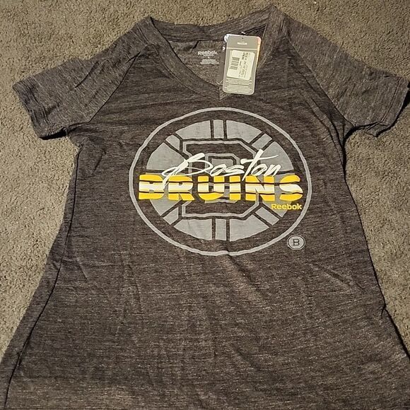 Reebok Boston Bruins Women's Large T-Shirt - New - Picture 1 of 4